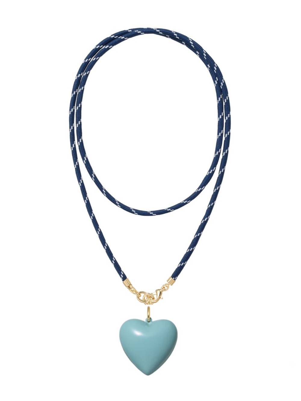 Roxanne Assoulin The Long Happy
Cord Charm
Necklace Navy Cord Cloud Charm
